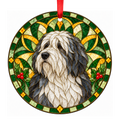 Old English Sheepdog — Gray and White