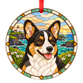Pembroke Welsh Corgi — Black, Tan and White