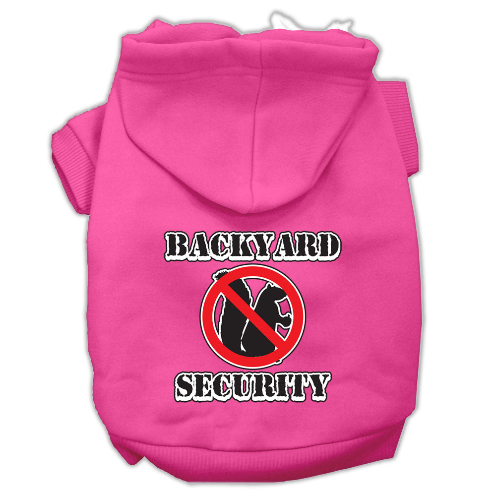 Pet Hoodie "Backyard Security"