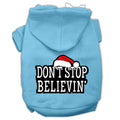 Christmas Pet Hoodie, "Don't Stop Believin"