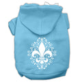 Pet Hoodie "Henna Fleur De Lis"