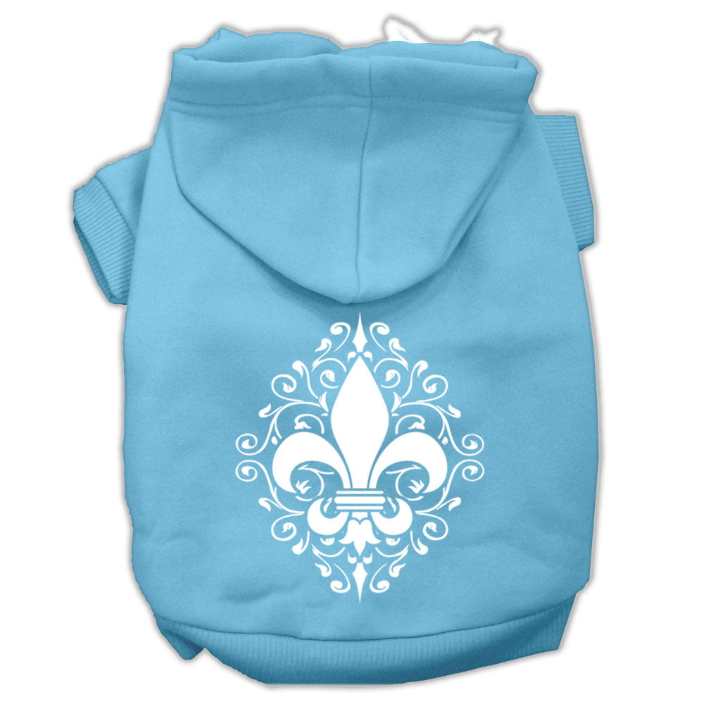 Pet Hoodie "Henna Fleur De Lis"