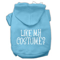 Halloween Pet Hoodie, "Like My Costume?"