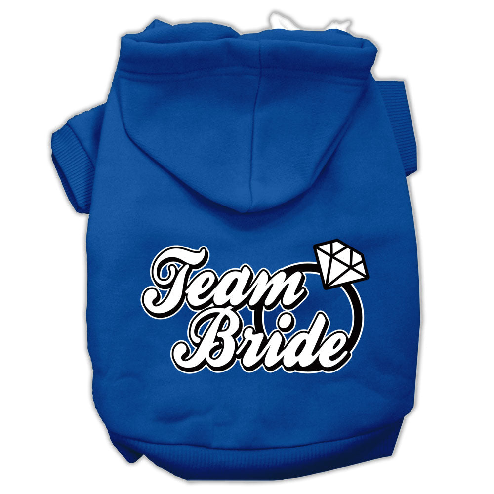 Pet Hoodie "Team Bride"