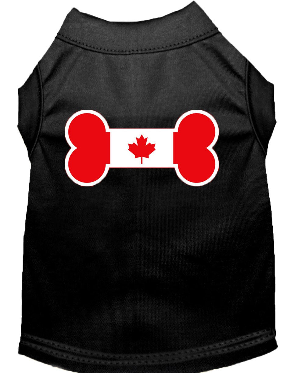 Pet Shirt "Bone Shaped Canadian Flag"