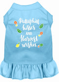 Pet Dress "Pumpkin Kisses and Harvest Wishes"