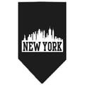 Pet and Dog Bandana Screen Printed, "New York Skyline"