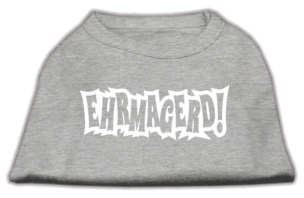 Pet Dog & Cat Shirt Screen Printed, "Ehrmagerd!"
